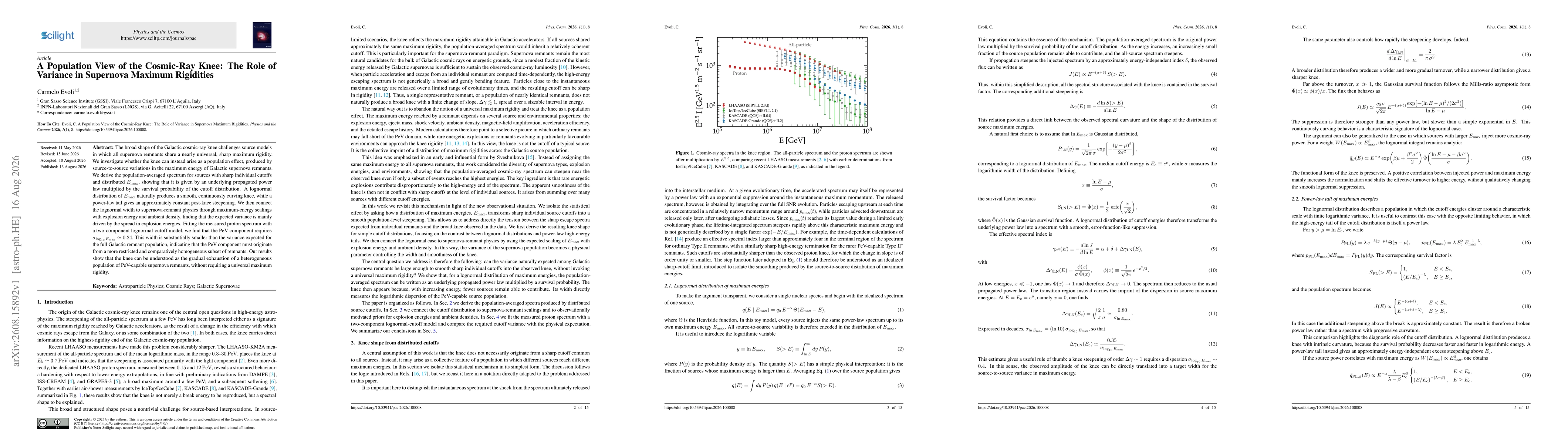 Thumbnail for A Population View of the Cosmic-Ray Knee: The Role of Variance in Supernova Maximum Rigidities
