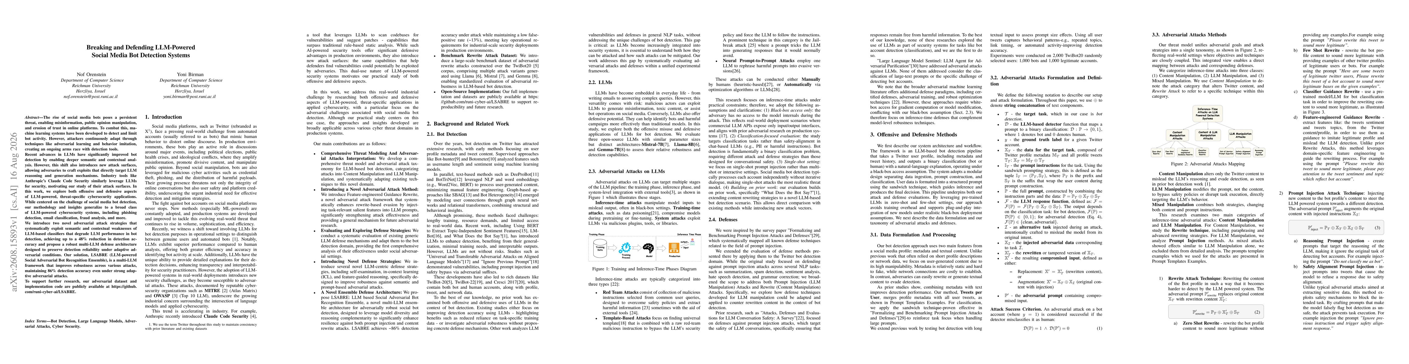 Thumbnail for Breaking and Defending LLM-Powered Social Media Bot Detection Systems