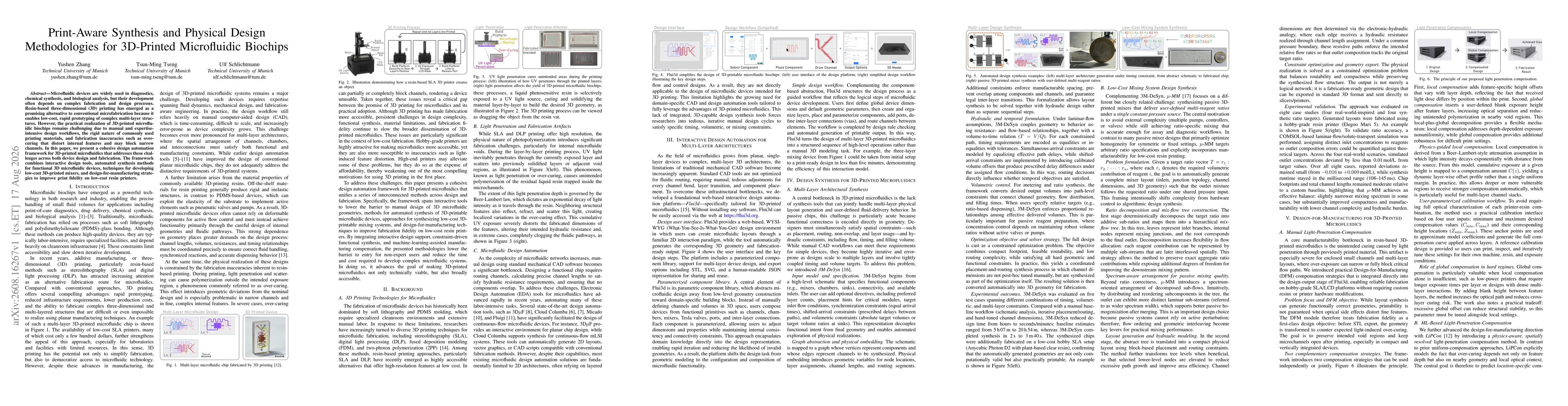 Thumbnail for Print-Aware Synthesis and Physical Design Methodologies for 3D-Printed Microfluidic Biochips