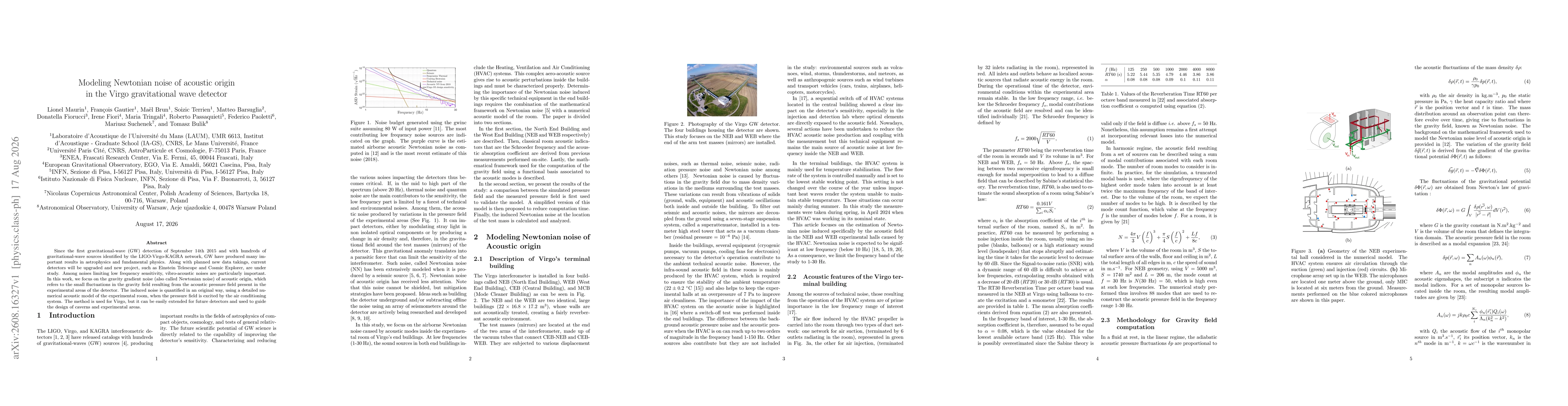 Thumbnail for Modeling Newtonian noise of acoustic origin in the Virgo gravitational wave detector