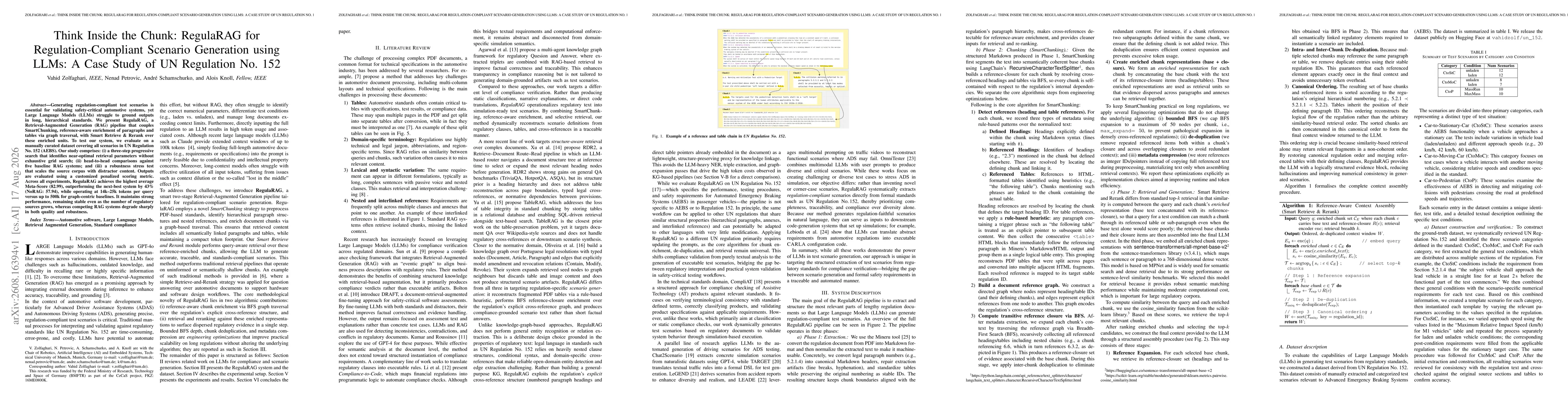 Thumbnail for Think Inside the Chunk: RegulaRAG for Regulation-Compliant Scenario Generation using LLMs: A Case Study of UN Regulation No. 152