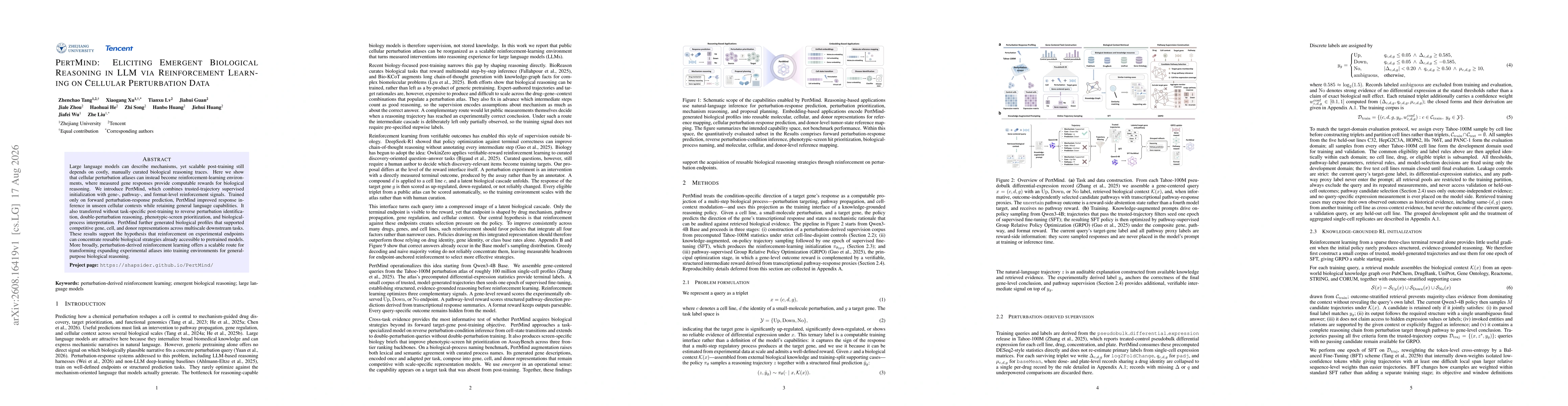 Thumbnail for PertMind: Eliciting Emergent Biological Reasoning in LLM via Reinforcement Learning on Cellular Perturbation Data