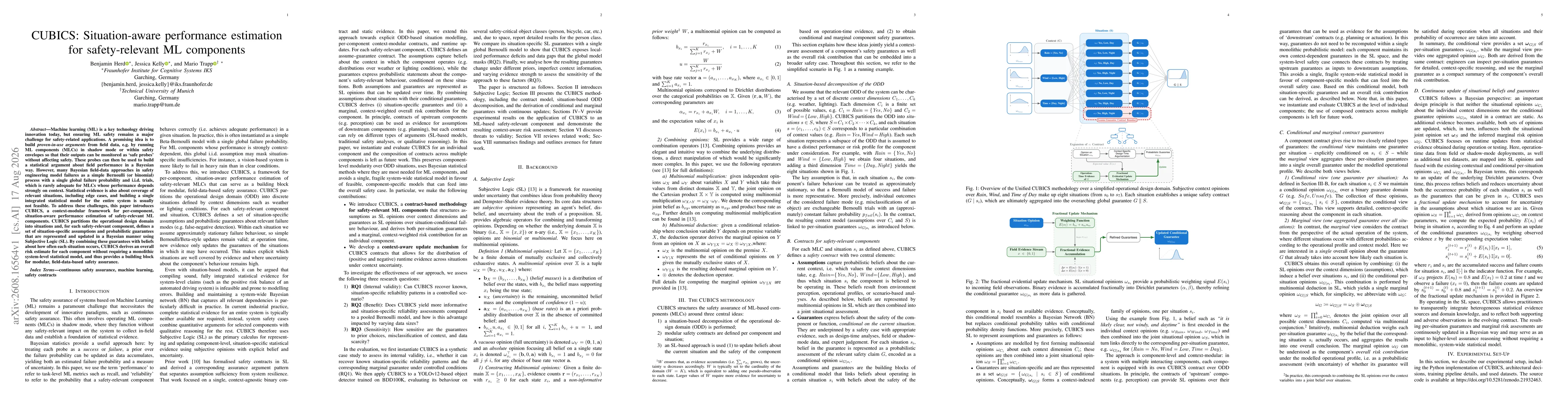 Thumbnail for CUBICS: Situation-aware performance estimation for safety-relevant ML components