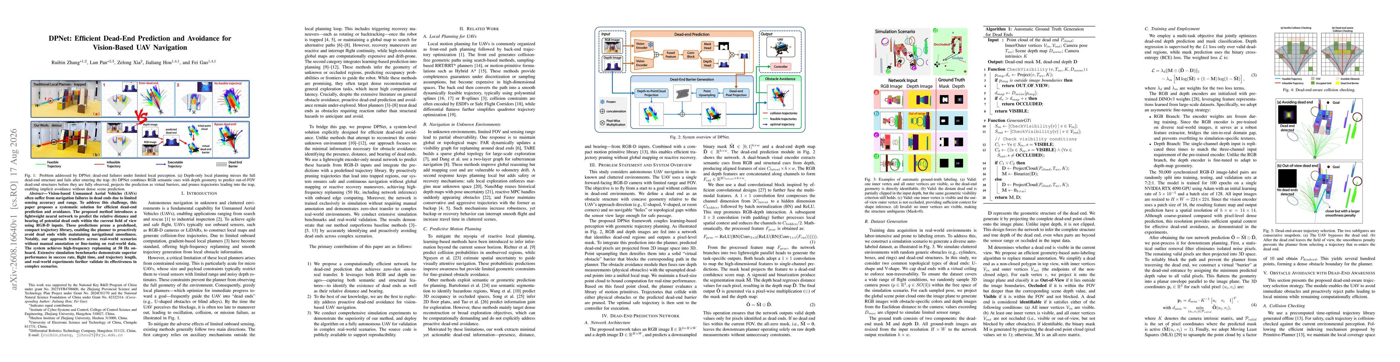 Thumbnail for DPNet: Efficient Dead-End Prediction and Avoidance for Vision-Based UAV Navigation