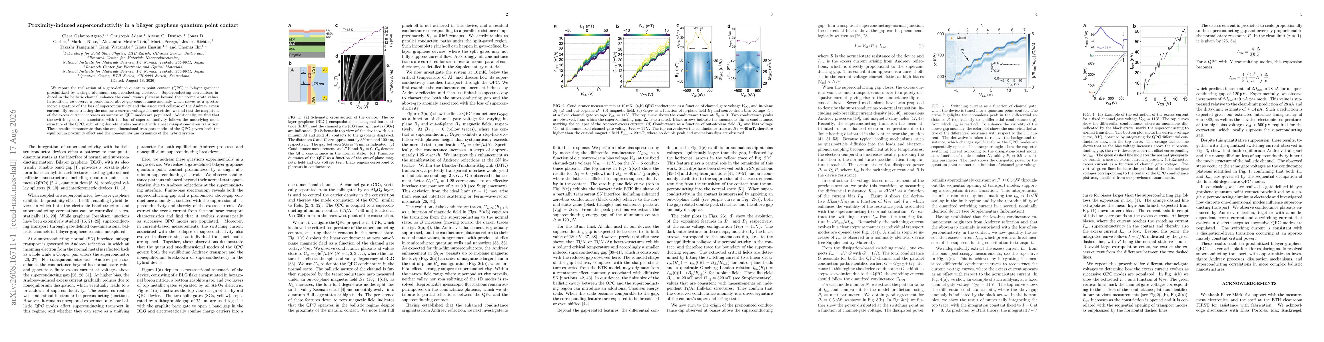 Thumbnail for Proximity-induced superconductivity in a bilayer graphene quantum point contact