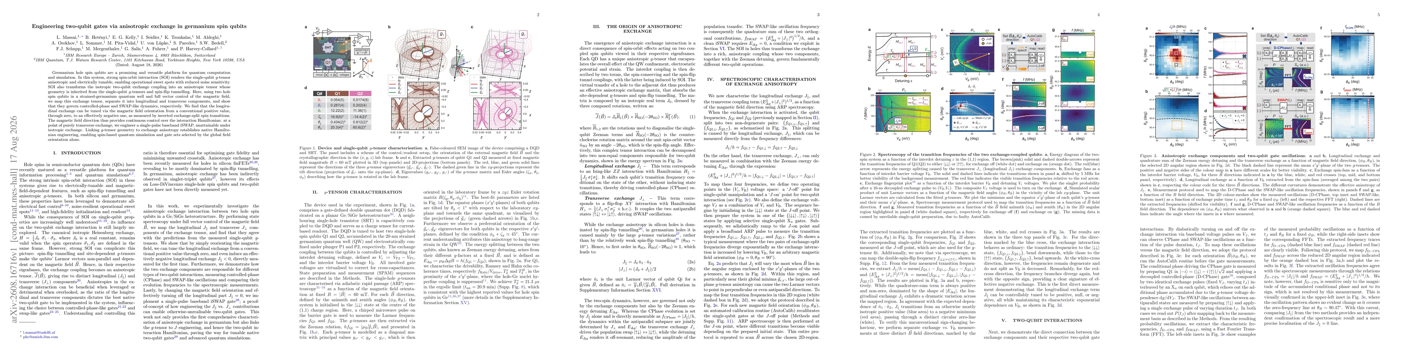 Thumbnail for Engineering two-qubit gates via anisotropic exchange in germanium spin qubits