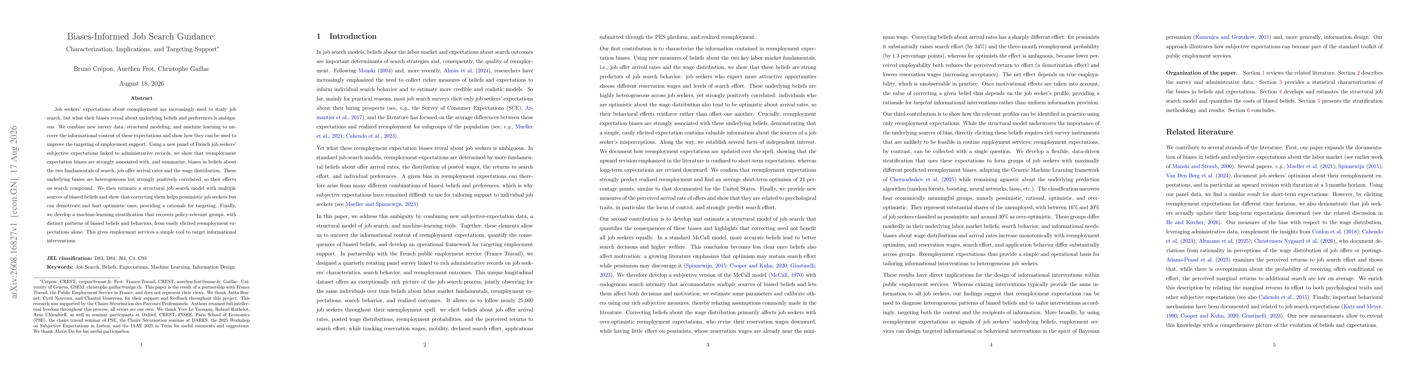 Thumbnail for Biases-Informed Job Search Guidance: Characterization, Implications, and Targeting Support