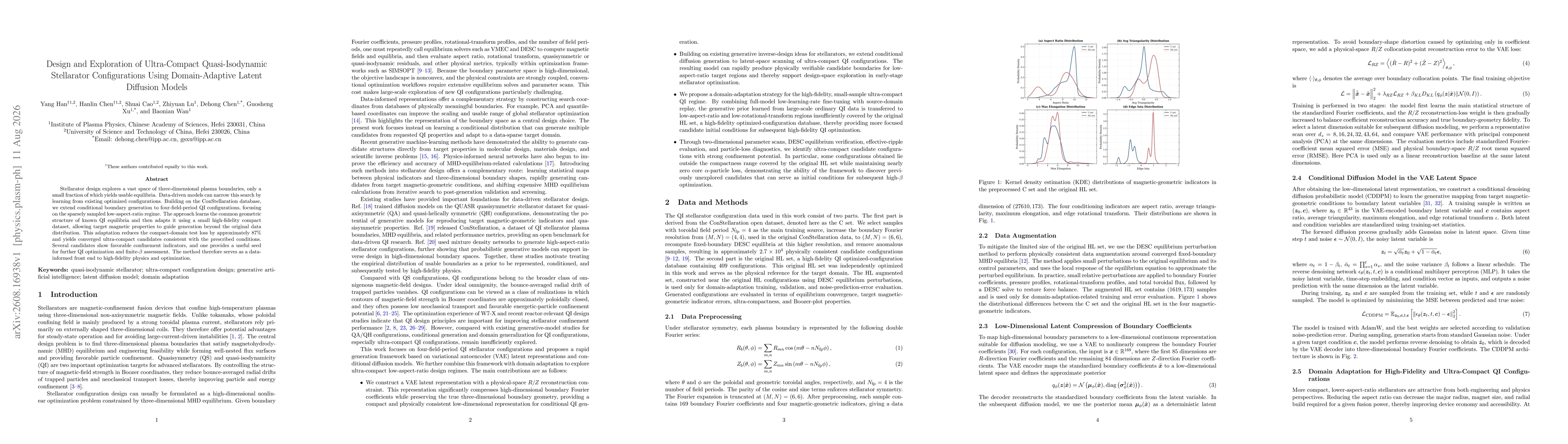 Thumbnail for Data-Driven Generation of Compact Quasi-Isodynamic Stellarators