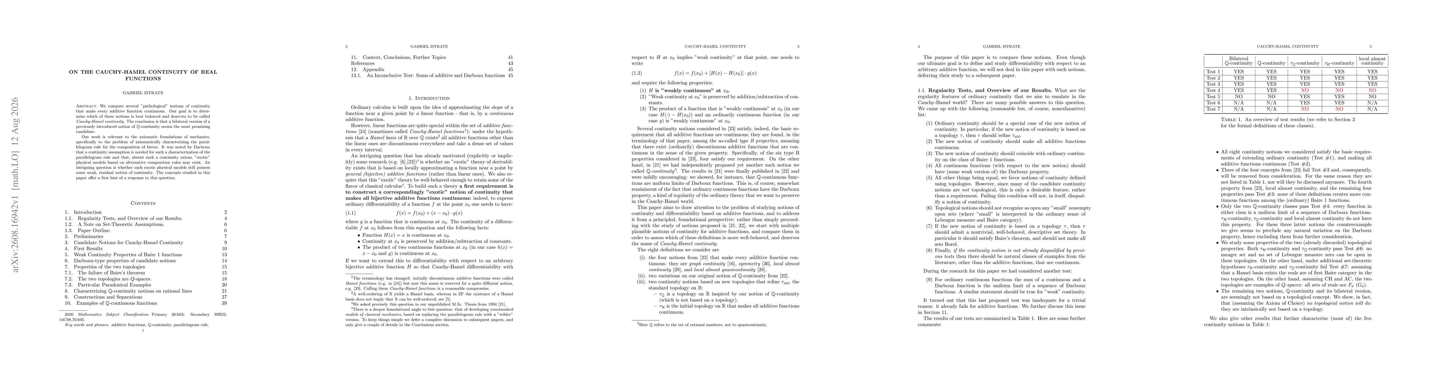 Thumbnail for On the Cauchy-Hamel Continuity of Real Functions
