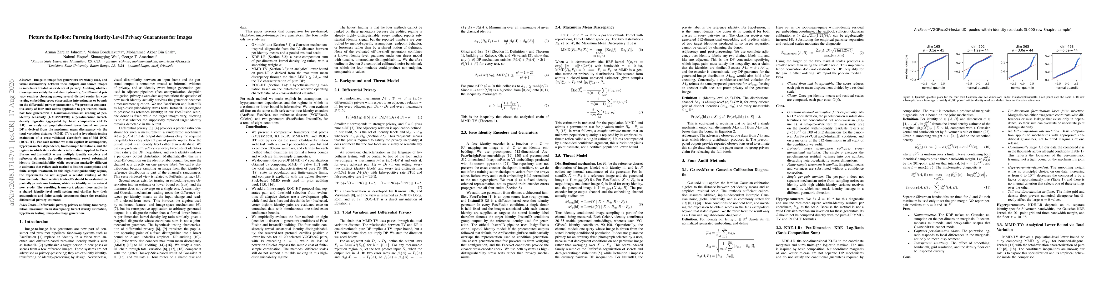 Thumbnail for Picture the Epsilon: Pursuing Identity-Level Privacy Guarantees for Images