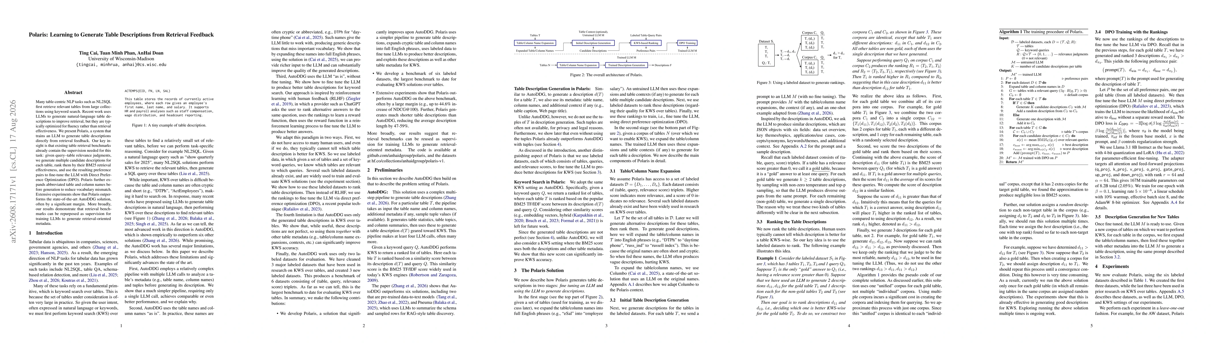 Thumbnail for Polaris: Learning to Generate Table Descriptions from Retrieval Feedback