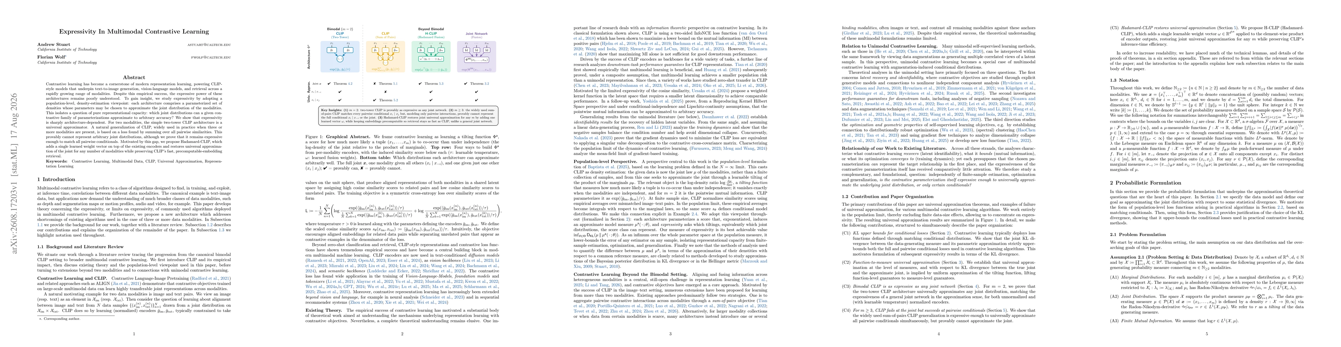 Thumbnail for Expressivity In Multimodal Contrastive Learning