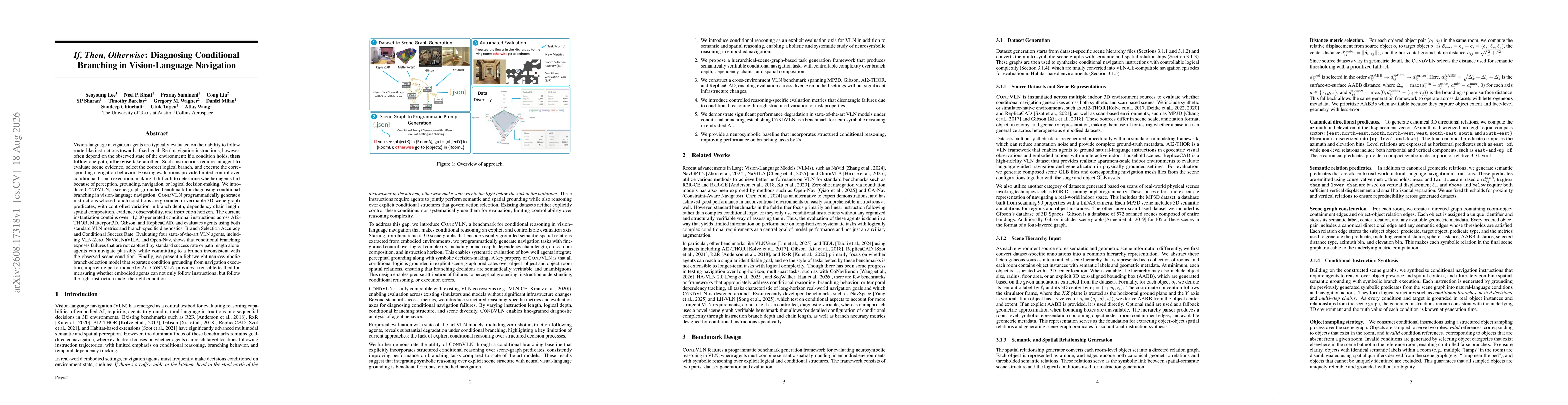 Thumbnail for If, Then, Otherwise: Diagnosing Conditional Branching in Vision-Language Navigation