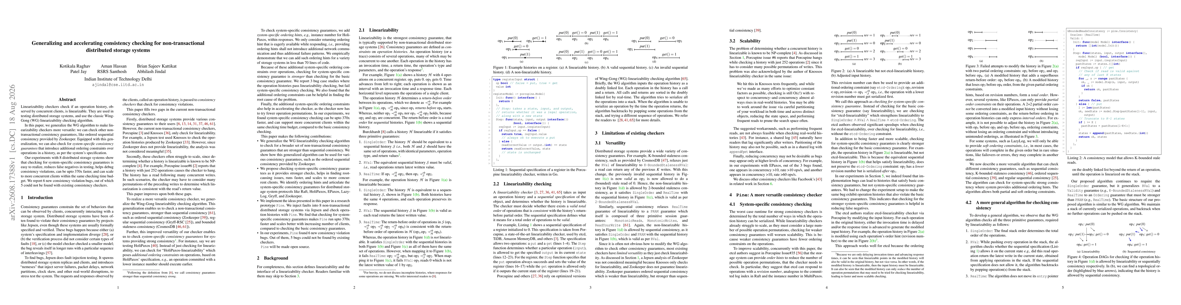 Thumbnail for Generalizing and accelerating consistency checking for non-transactional distributed storage systems