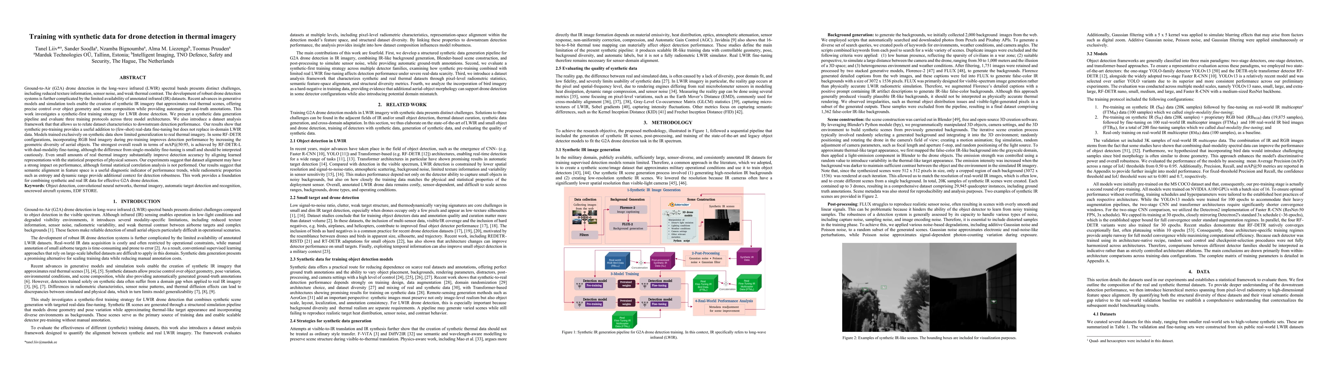 Thumbnail for Training with synthetic data for drone detection in thermal imagery