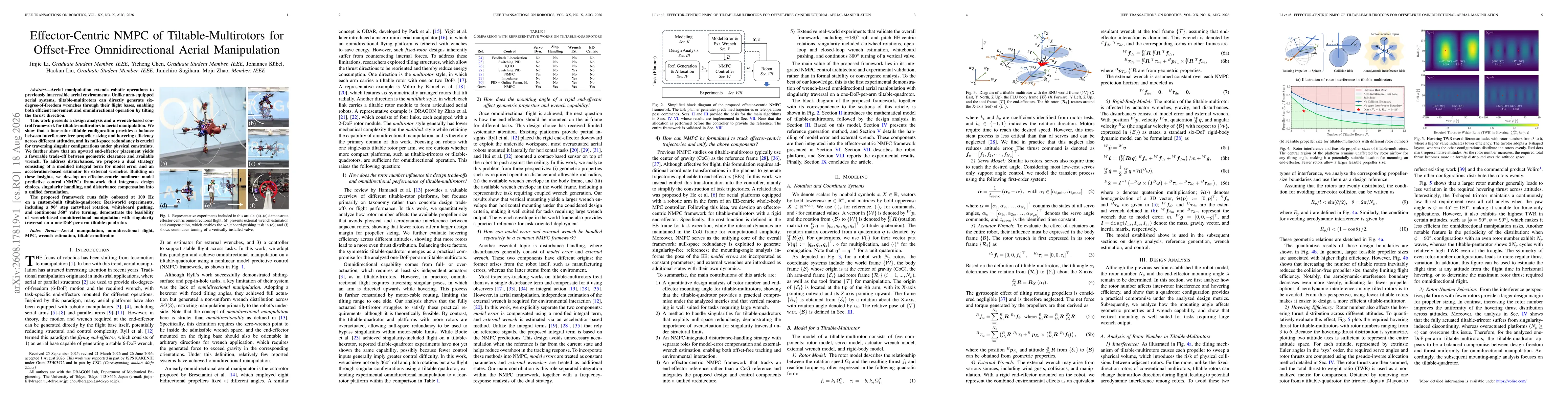 Thumbnail for Effector-Centric NMPC of Tiltable-Multirotors for Offset-Free Omnidirectional Aerial Manipulation