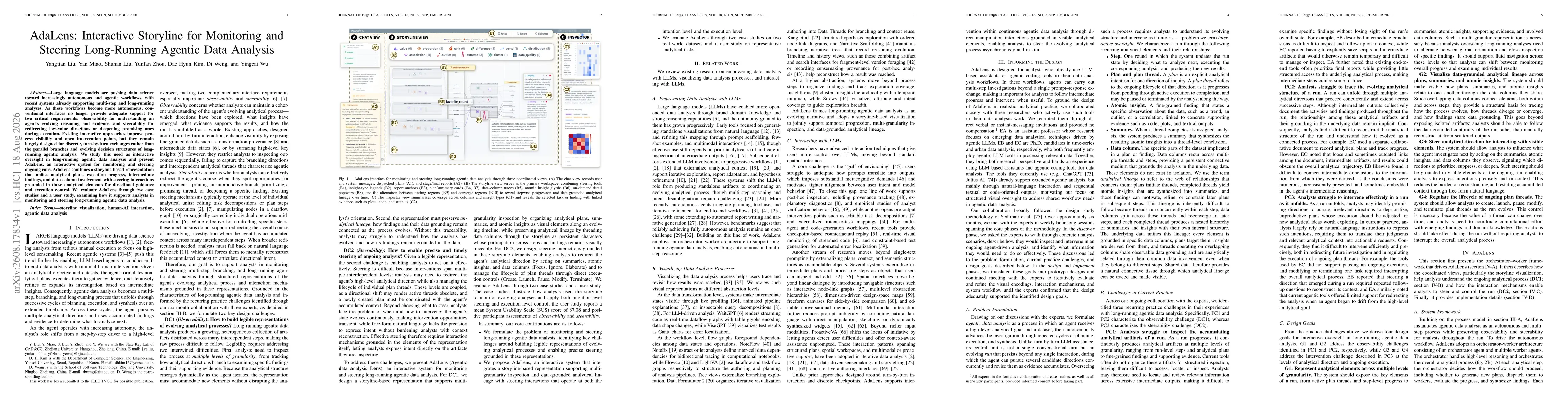 Thumbnail for AdaLens: Interactive Storyline for Monitoring and Steering Long-Running Agentic Data Analysis