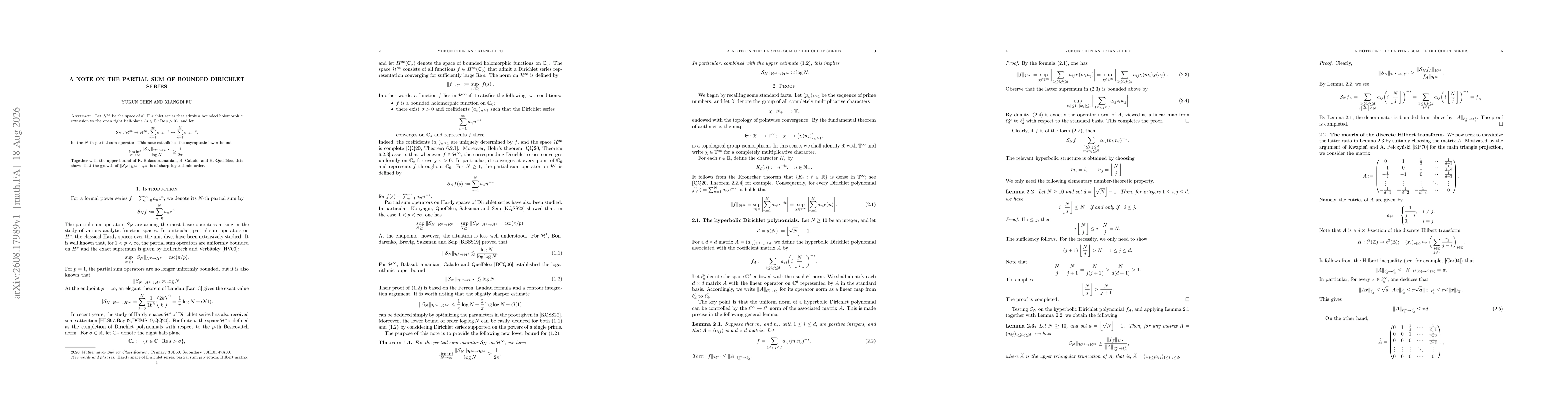 Thumbnail for A note on the partial sum of bounded Dirichlet series