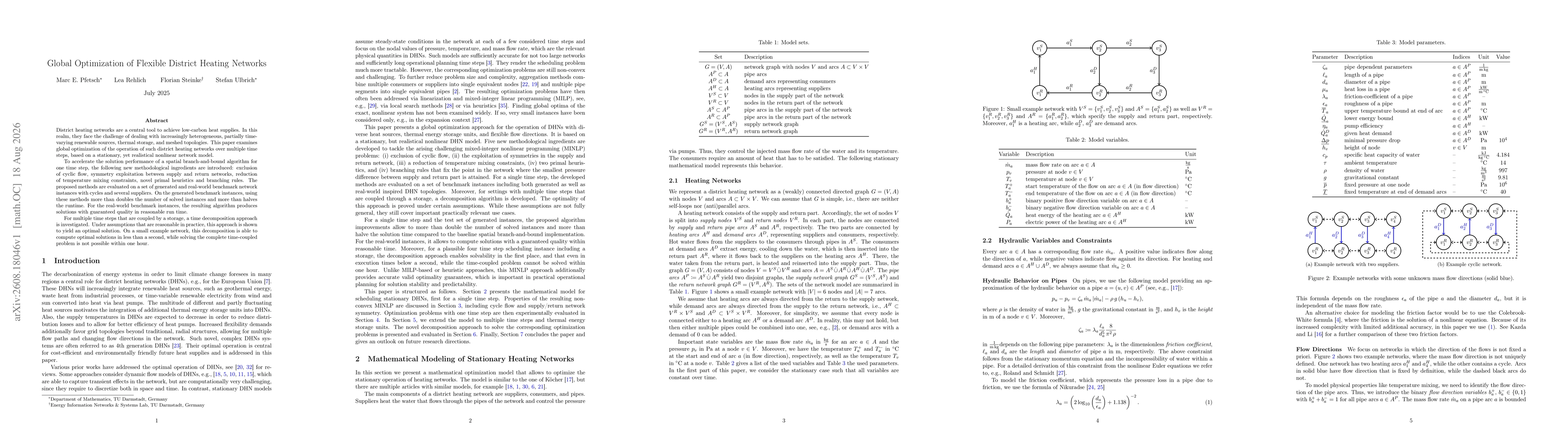 Thumbnail for Global Optimization of Flexible District Heating Networks