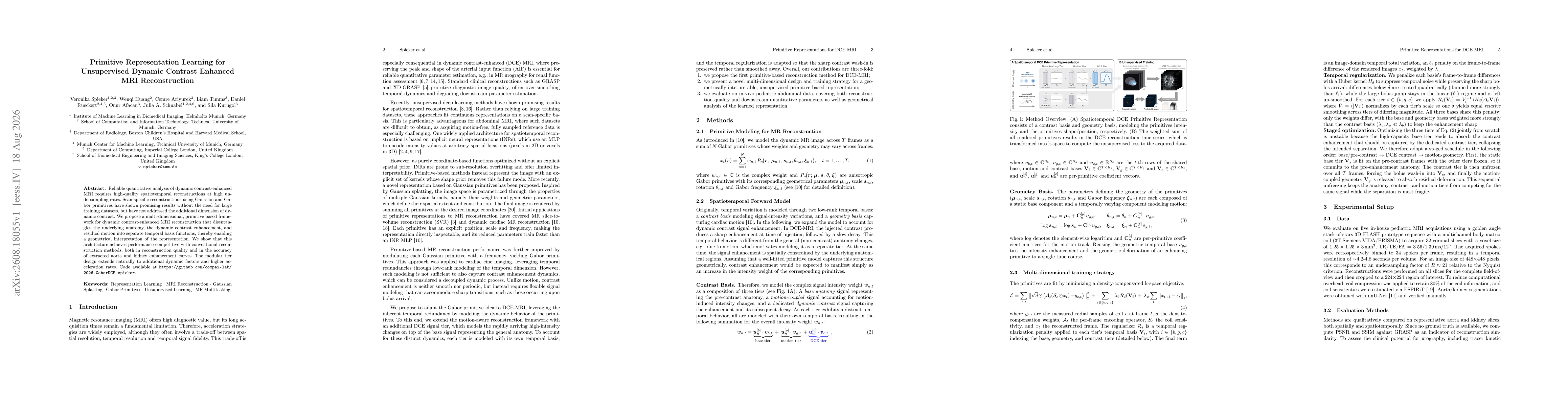 Thumbnail for Primitive Representation Learning for Unsupervised Dynamic Contrast Enhanced MRI Reconstruction