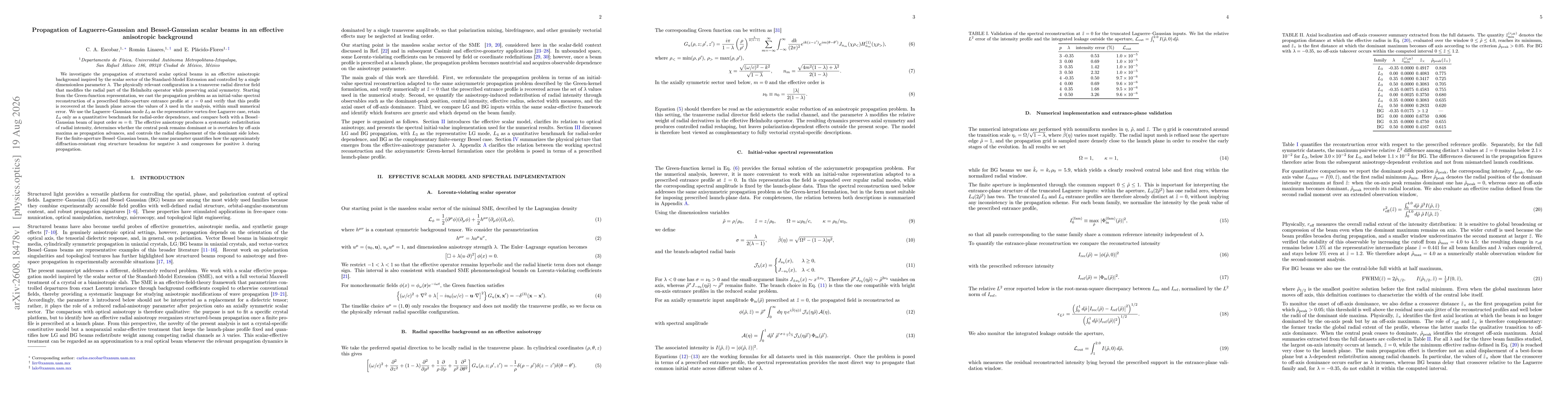 Thumbnail for Propagation of Laguerre-Gaussian and Bessel-Gaussian scalar beams in an effective anisotropic background