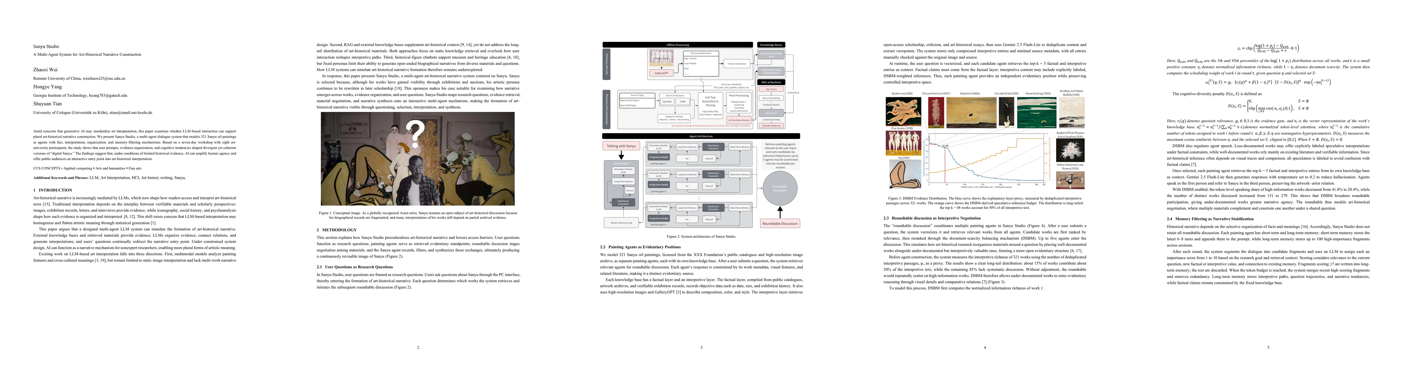 Thumbnail for Sanyu Studio: A Multi-Agent System for Art-Historical Narrative Construction