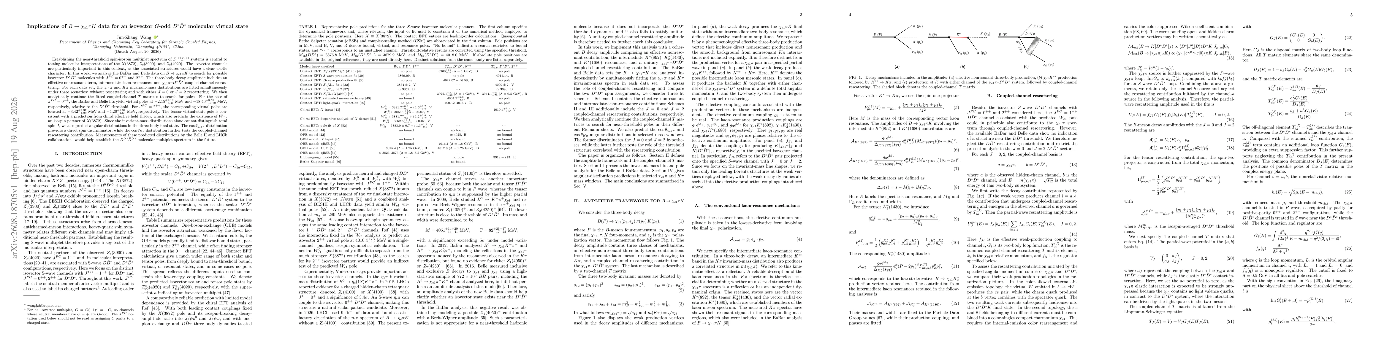 Thumbnail for Implications of $B\to χ_{c1}πK$ data for an isovector $G$-odd $D^\ast\bar D^\ast$ molecular virtual state