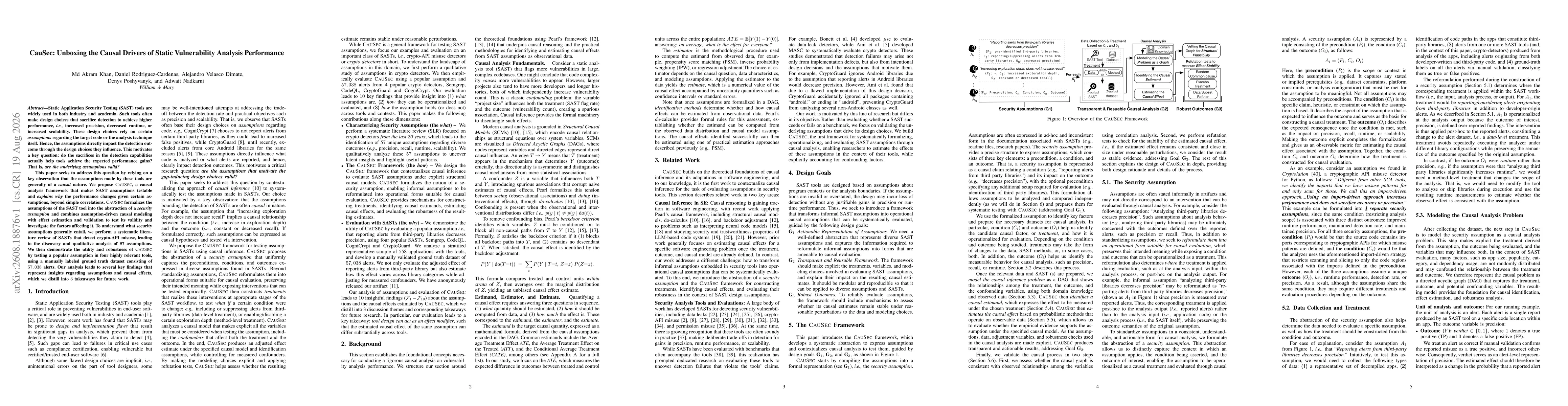 Thumbnail for CauSec: Unboxing the Causal Drivers of Static Vulnerability Analysis Performance