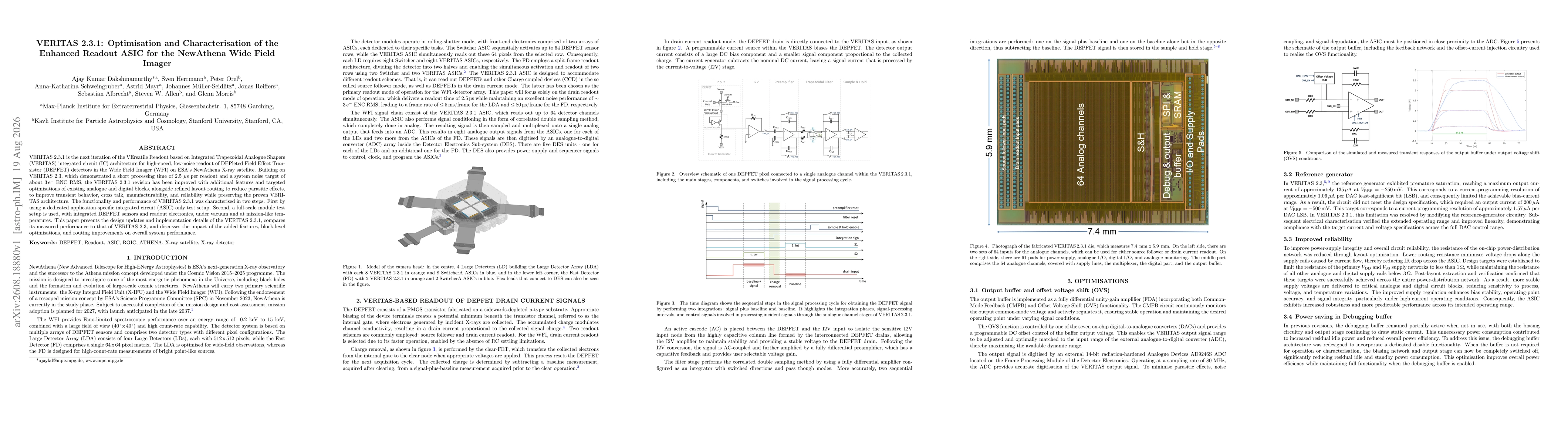 Thumbnail for VERITAS 2.3.1: Optimisation and Characterisation of the Enhanced Readout ASIC for the NewAthena Wide Field Imager