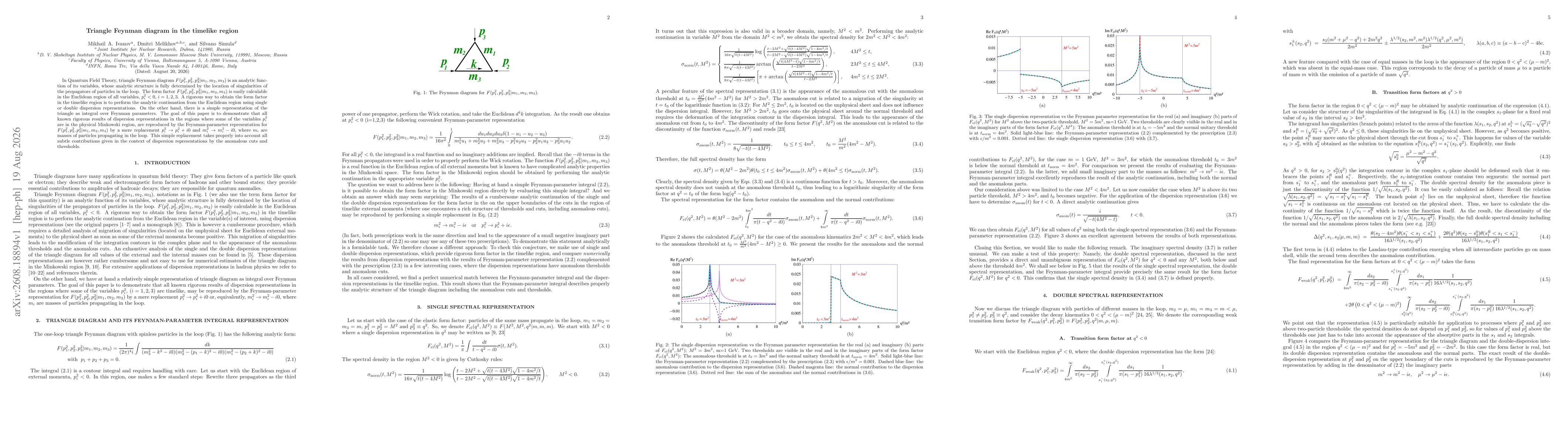 Thumbnail for Triangle Feynman diagram in the timelike region