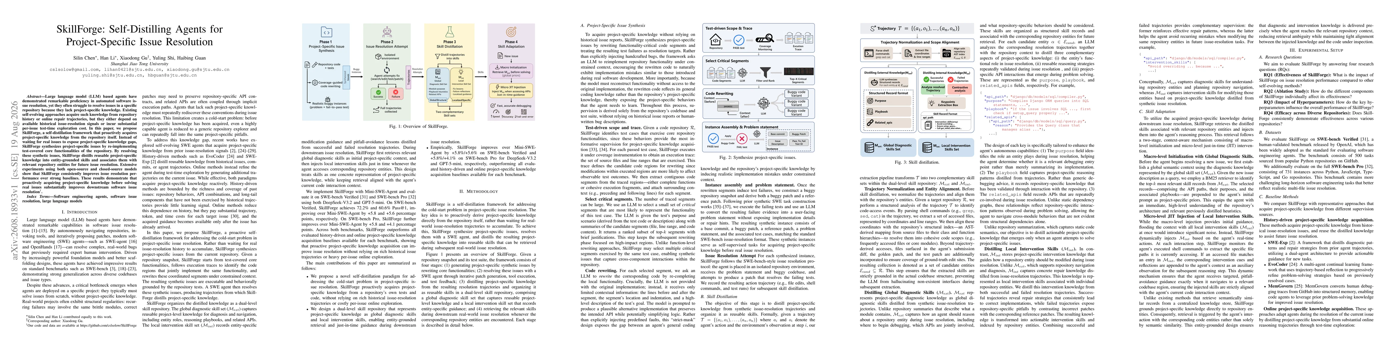 Thumbnail for SkillForge: Self-Distilling Agents for Project-Specific Issue Resolution