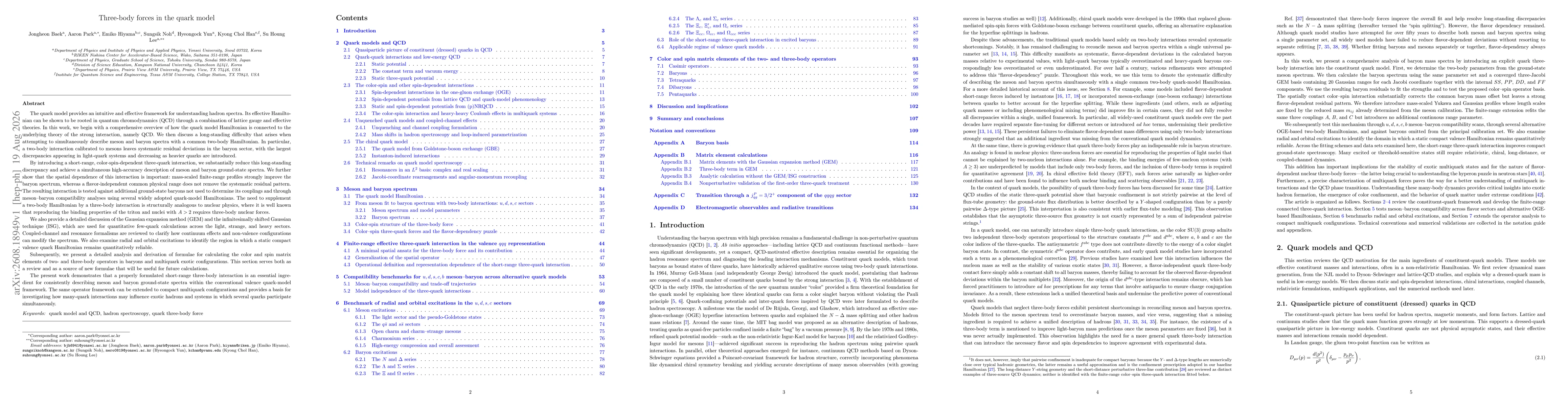 Thumbnail for Three-body forces in the quark model