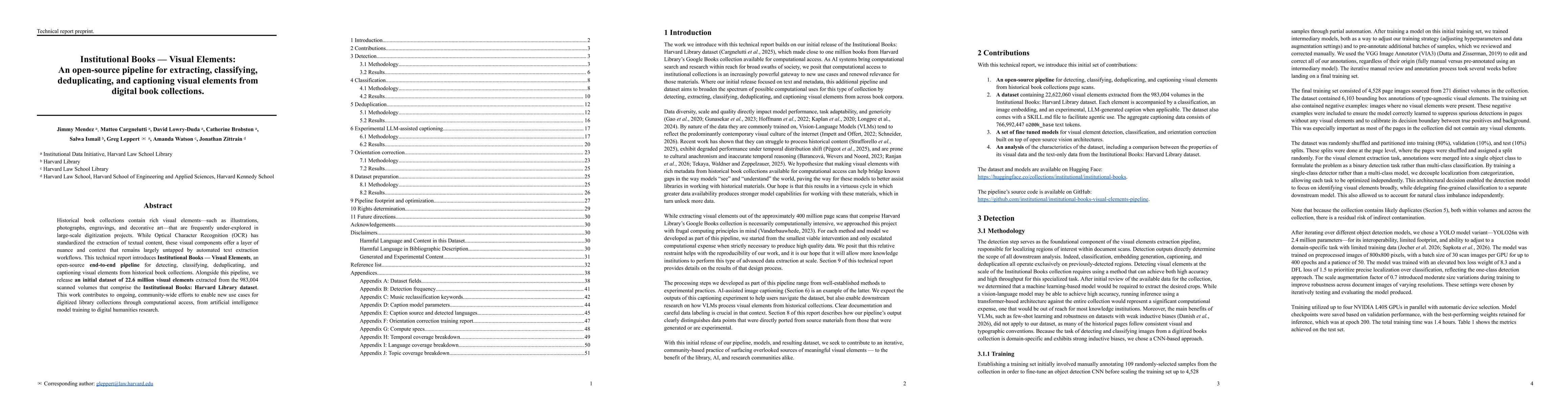 Thumbnail for Institutional Books - Visual Elements: An open-source pipeline for extracting, classifying, deduplicating, and captioning visual elements from digital book collections