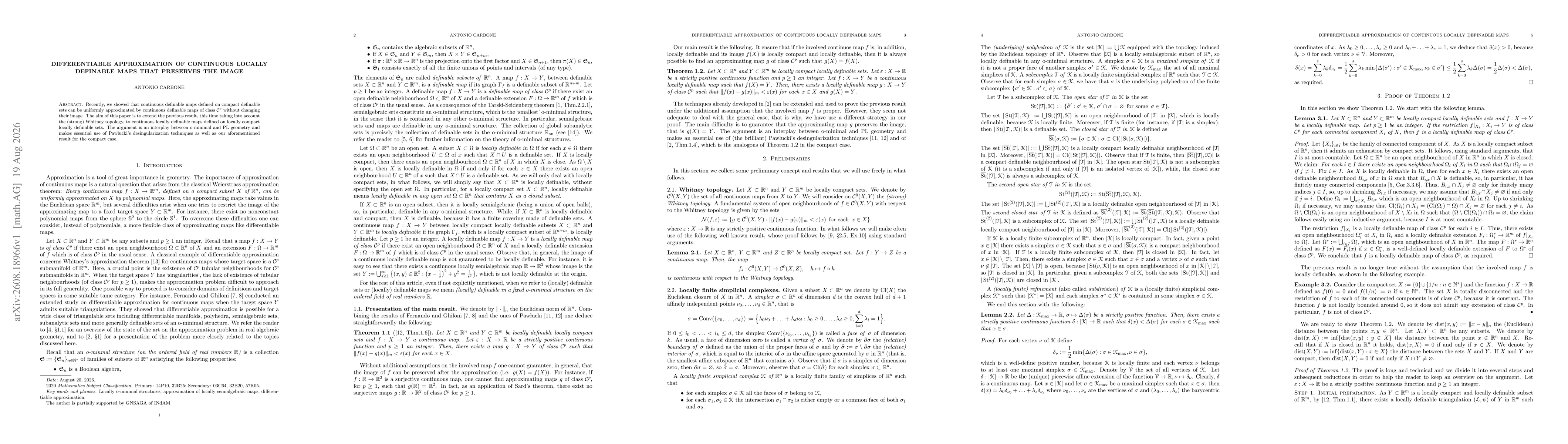 Thumbnail for Differentiable approximation of continuous locally definable maps that preserves the image