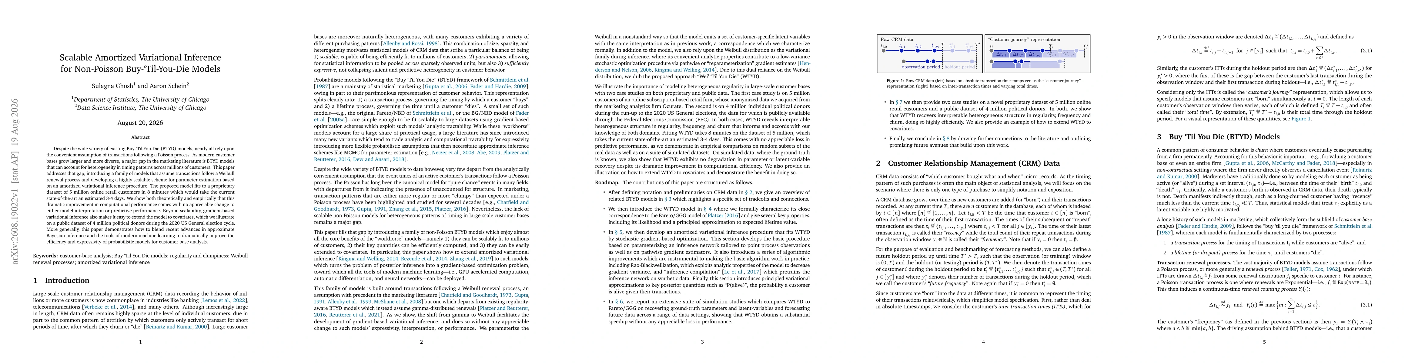 Thumbnail for Scalable Amortized Variational Inference for Non-Poisson Buy-'Til-You-Die Models
