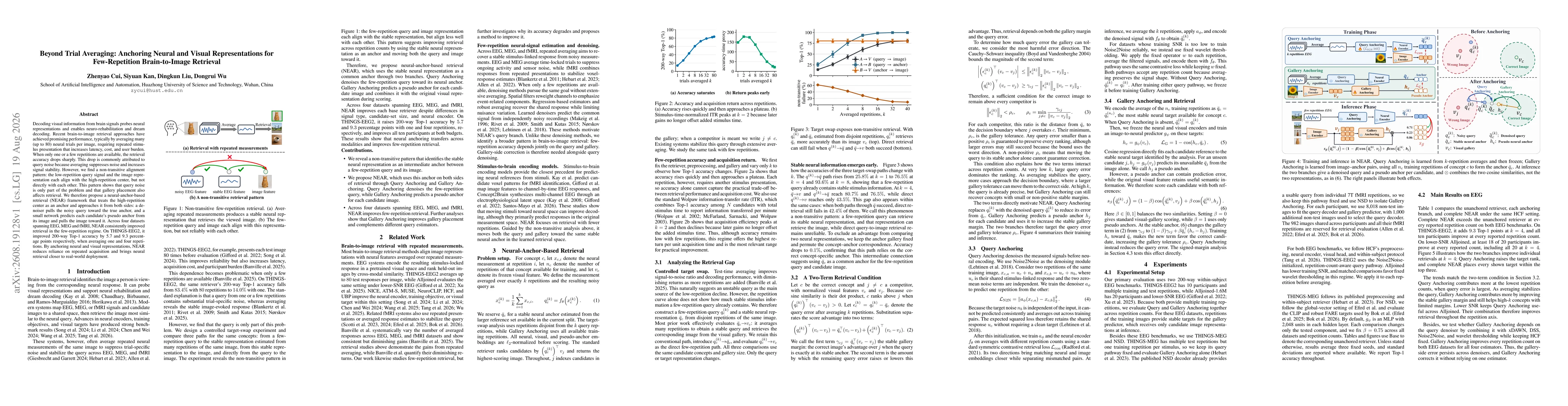 Thumbnail for Beyond Trial Averaging: Anchoring Neural and Visual Representations for Few-Repetition Brain-to-Image Retrieval