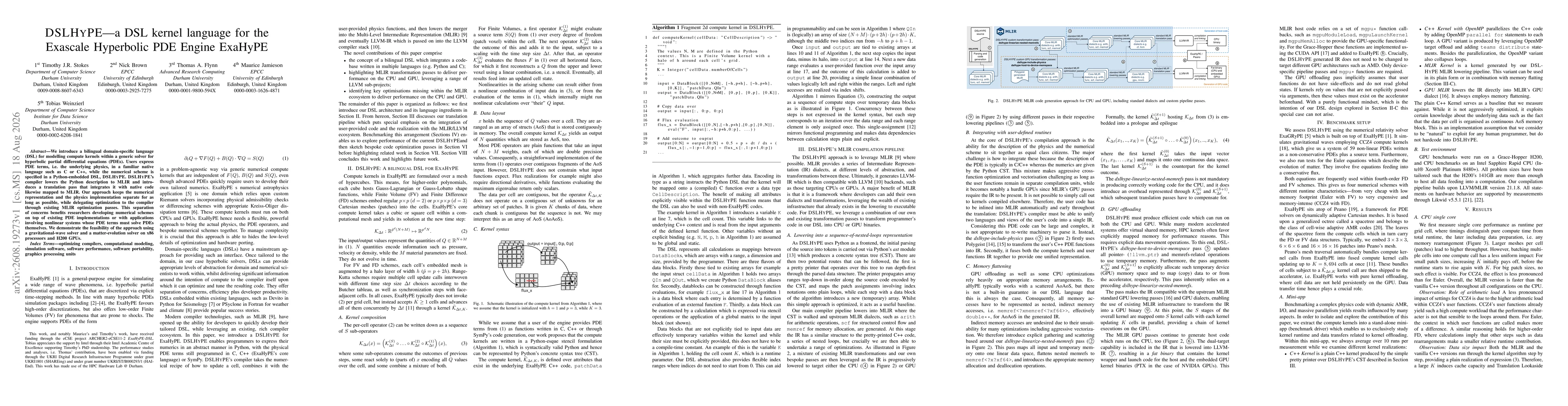 Thumbnail for DSLHyPE-a DSL kernel language for the Exascale Hyperbolic PDE Engine ExaHyPE