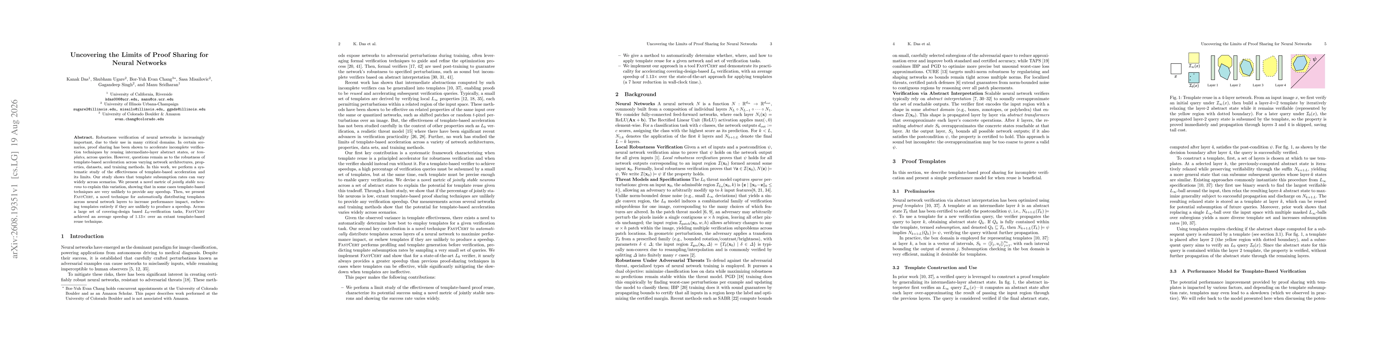 Thumbnail for Uncovering the Limits of Proof Sharing for Neural Networks