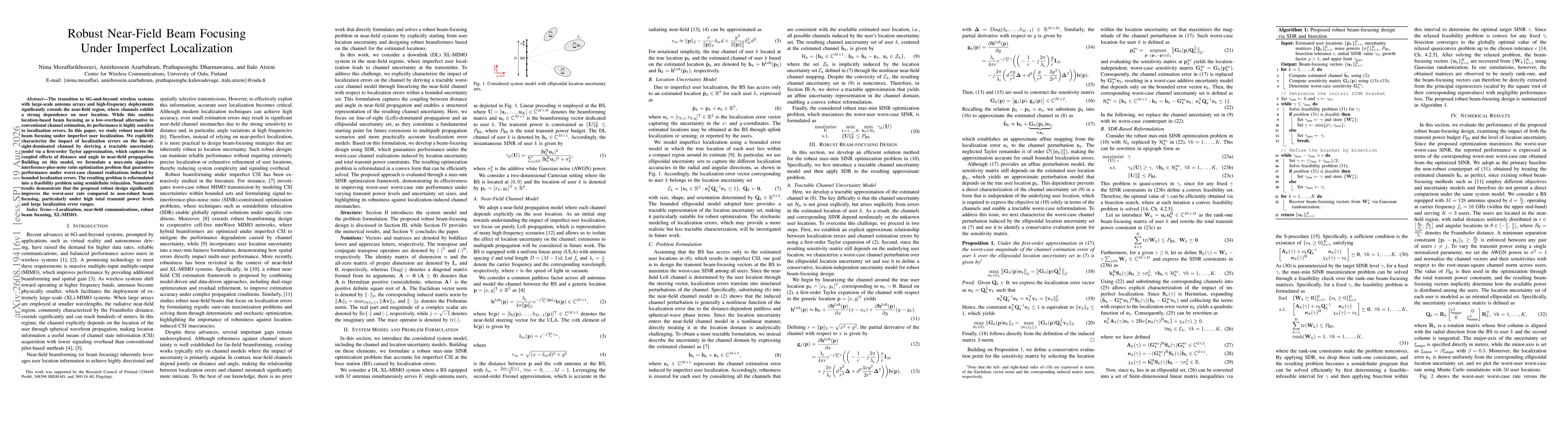 Thumbnail for Robust Near-Field Beam Focusing Under Imperfect Localization