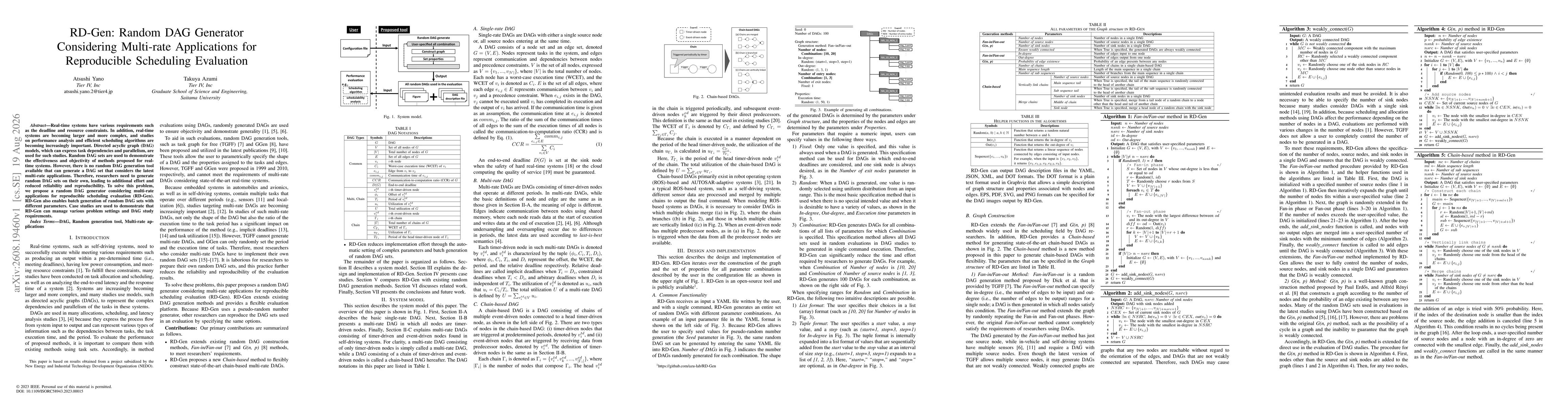 Thumbnail for RD-Gen: Random DAG Generator Considering Multi-rate Applications for Reproducible Scheduling Evaluation