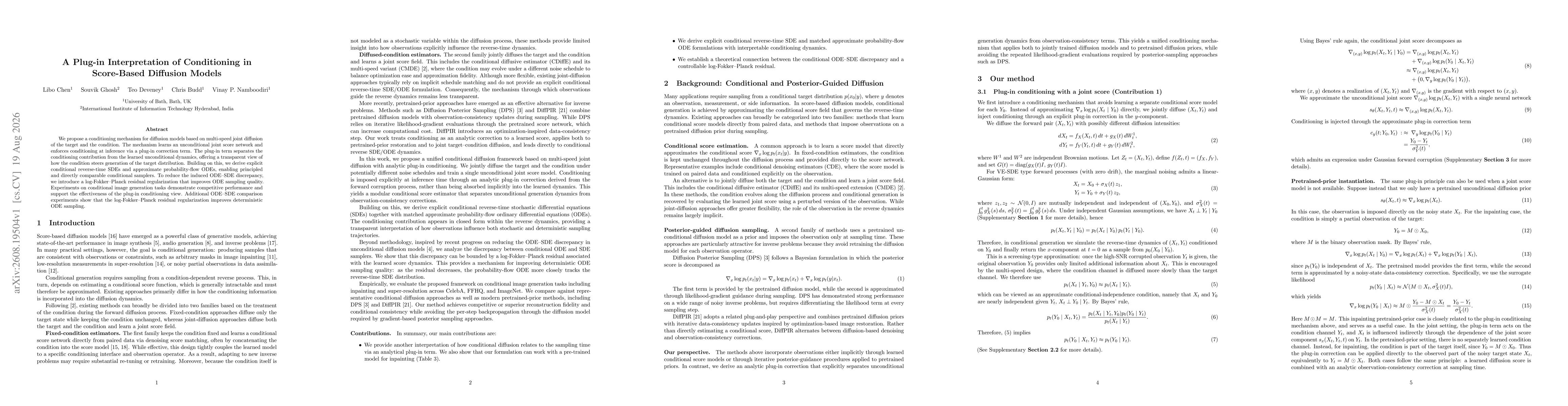 Thumbnail for A Plug-in Interpretation of Conditioning in Score-Based Diffusion Models