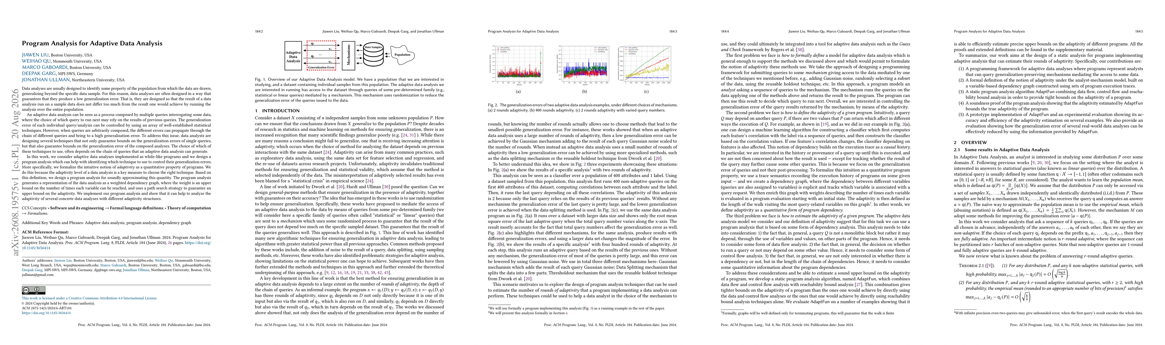 Thumbnail for Program Analysis for Adaptive Data Analysis