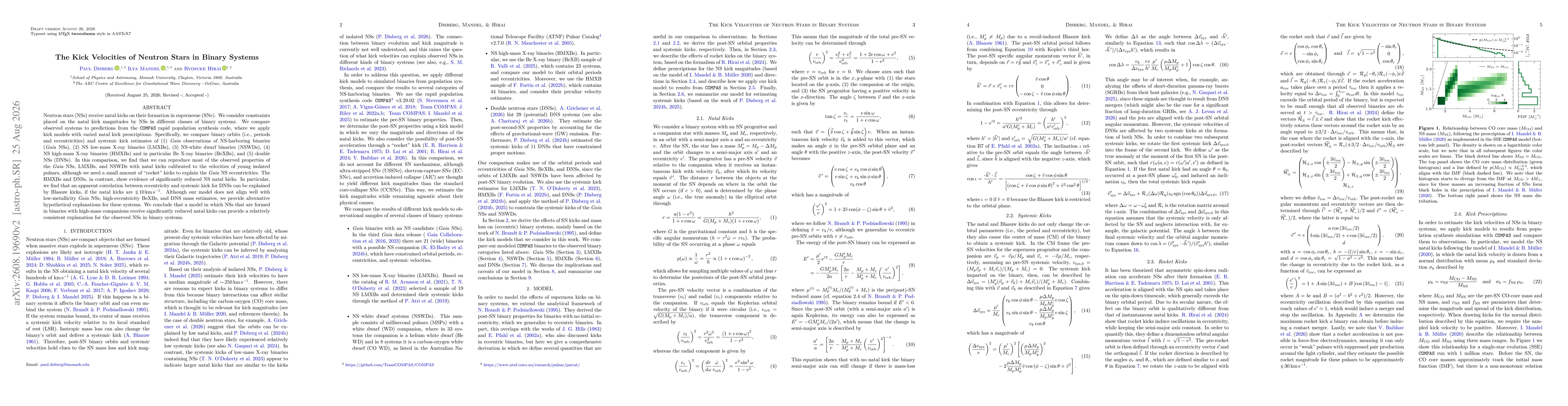 Thumbnail for The Kick Velocities of Neutron Stars in Binary Systems