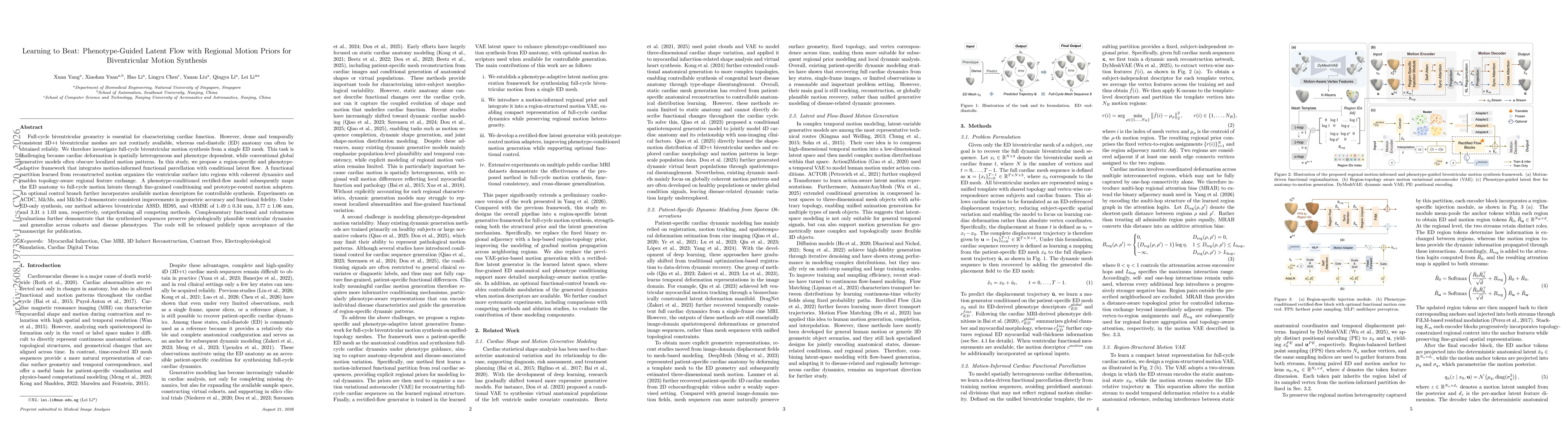 Thumbnail for Learning to Beat: Phenotype-Guided Latent Flow with Regional Motion Priors for Biventricular Motion Synthesis