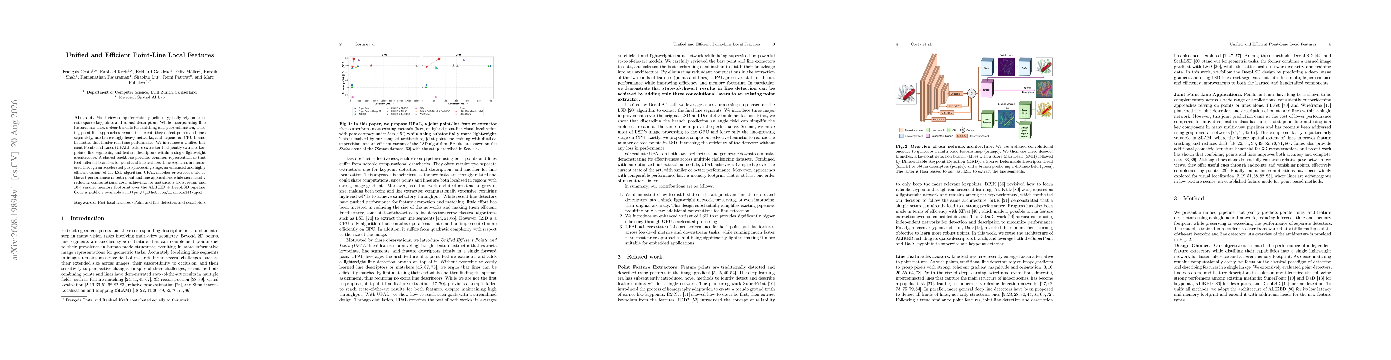 Thumbnail for Unified and Efficient Point-Line Local Features