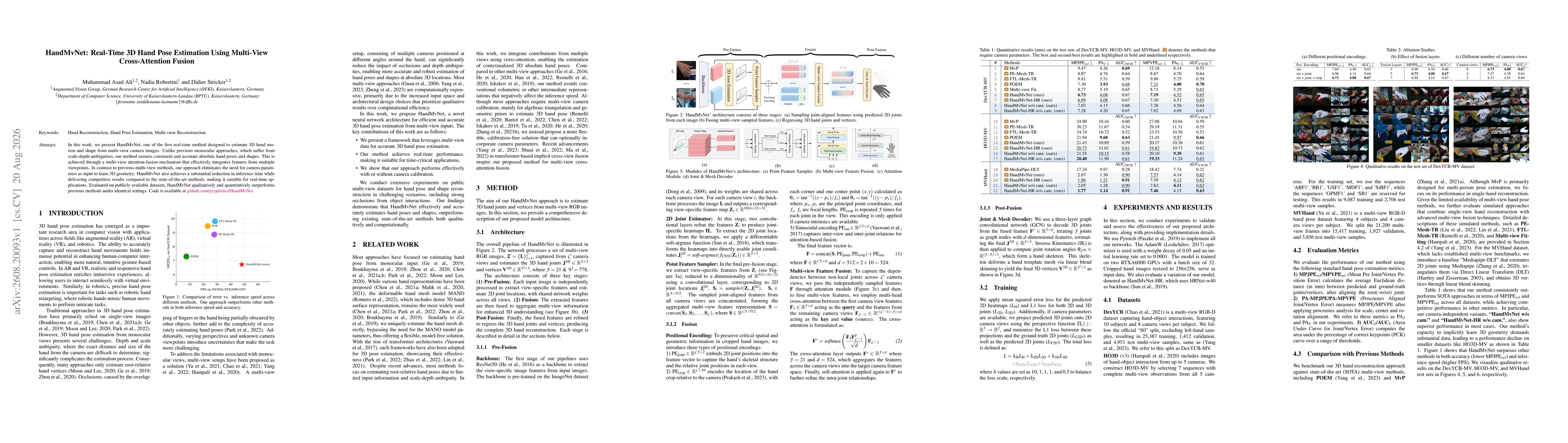 Thumbnail for HandMvNet: Real-Time 3D Hand Pose Estimation Using Multi-View Cross-Attention Fusion