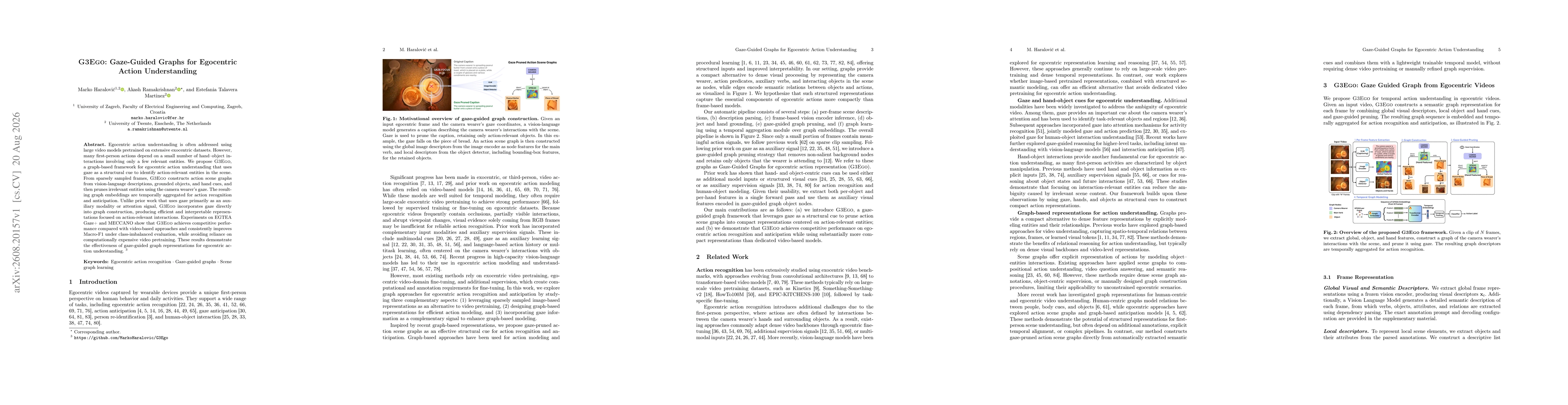 Thumbnail for G3Ego: Gaze-Guided Graphs for Egocentric Action Understanding