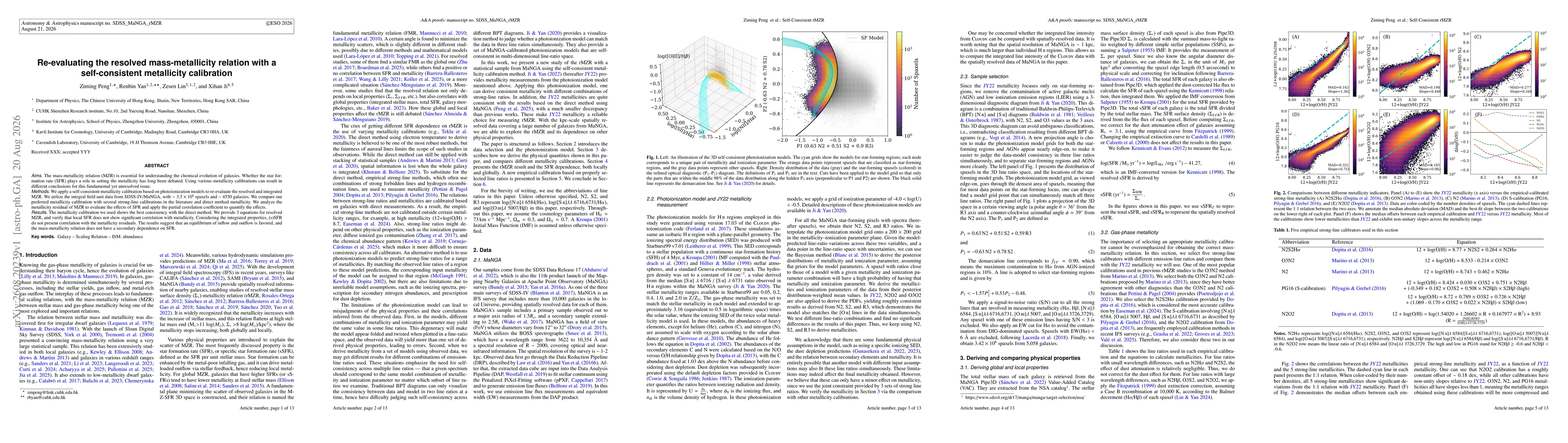 Thumbnail for Re-evaluating the resolved mass-metallicity relation with a self-consistent metallicity calibration