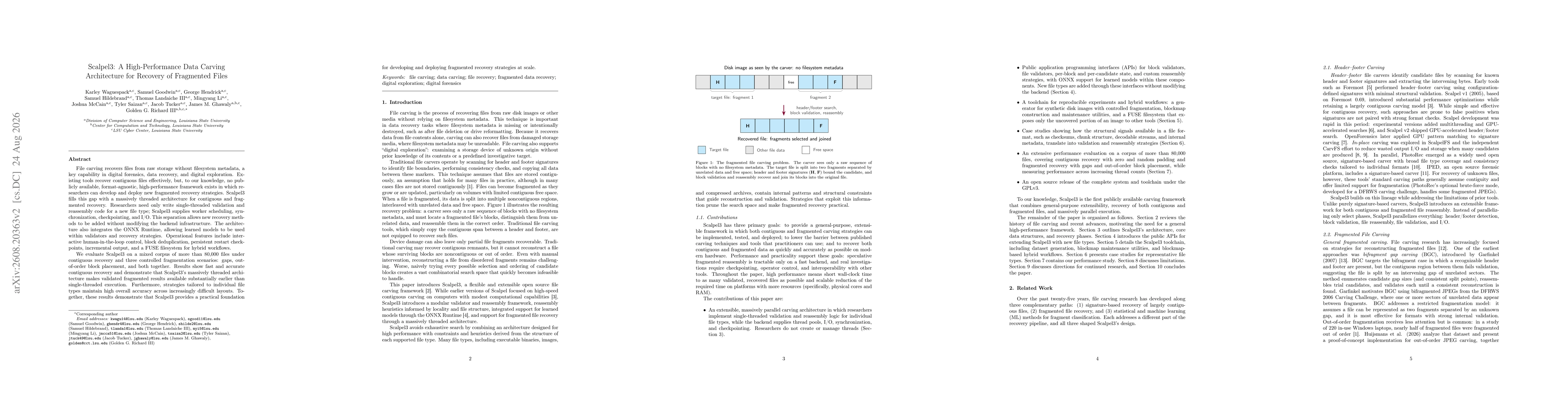 Thumbnail for Scalpel3: A High-Performance Data Carving Architecture for Recovery of Fragmented Files