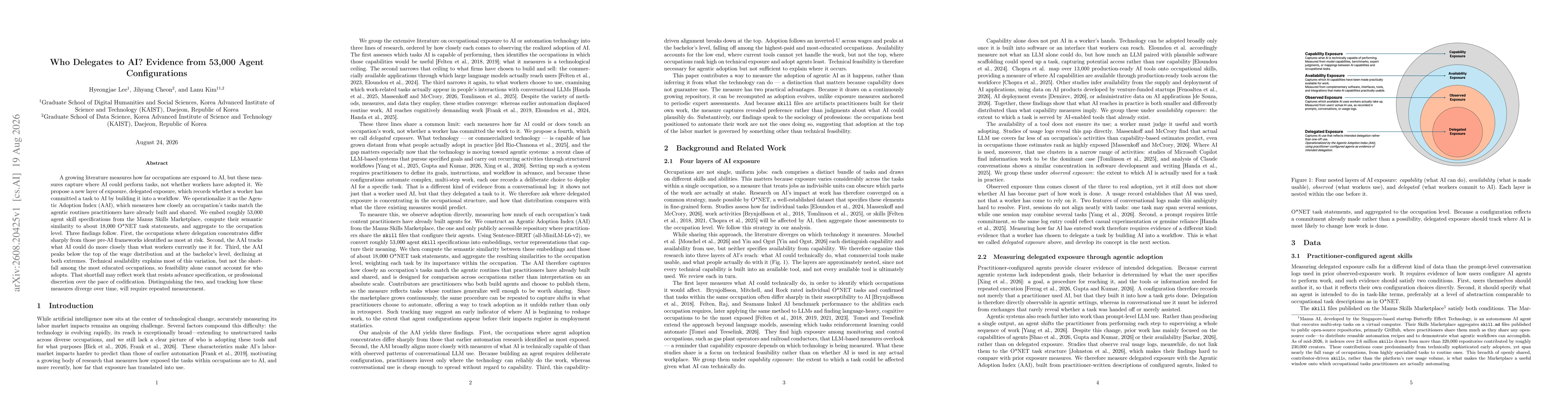Thumbnail for Who Delegates to AI? Evidence from 53,000 Agent Configurations